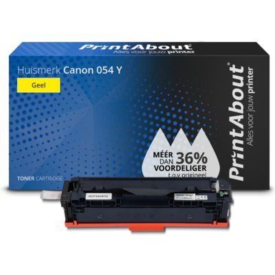 PrintAbout Huismerk Canon 054 Y Toner Geel