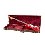 Crossrock Designer Series CRW530BBQ Houten Koffer voor Fender Precision & Jazz Basgitaren - Blossom Brown