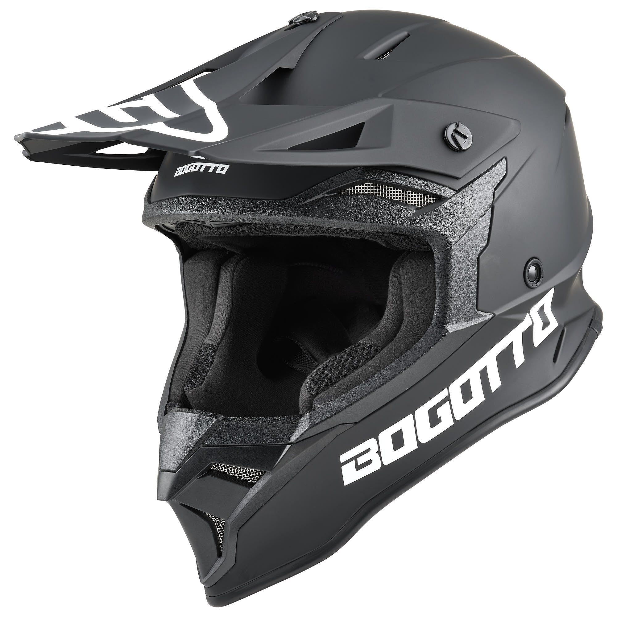 Bogotto H337 MX Motocrosshelm - Zwart Mat - XL