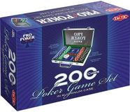 Tactic Pro Poker Set – Pokerset – Luxe Aluminium Koffer – 200 Chips van 11,5 gram – Inclusief Kaarten, Dobbelstenen en Dealer Button – Vanaf 14 Jaar