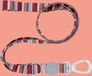 Morso - Hondenriem Verstelbaar Gerecycled Skyline Rood / Roze