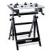 Wiltec Banc Mobile Jusqu’à 100 Kg Établi Pliable À Hauteur Réglable 77-107cm Inclinaison Réglable