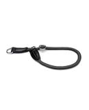 Hondenhalsband lionto Hondenhalsband, nylon slipband met stopring Ø 1 cm zwart 45 cm