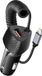 Forcell 38W QC 3.0 USB-chargeur de voiture + câble Lightning intégré, noir carbone