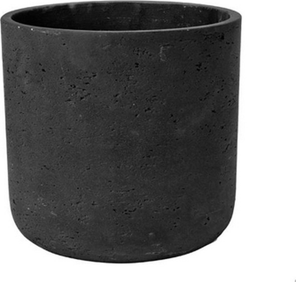 PotteryPots Bloempot Charlie Grijs-Zwart D 10.6 cm H 9.9 cm