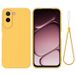 OnePlus Coque en silicone liquide avec dragonne - Jaune