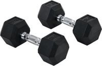 HOMCOM rubberen halter - 12,7 x 11 x 8,6 cm - zwart