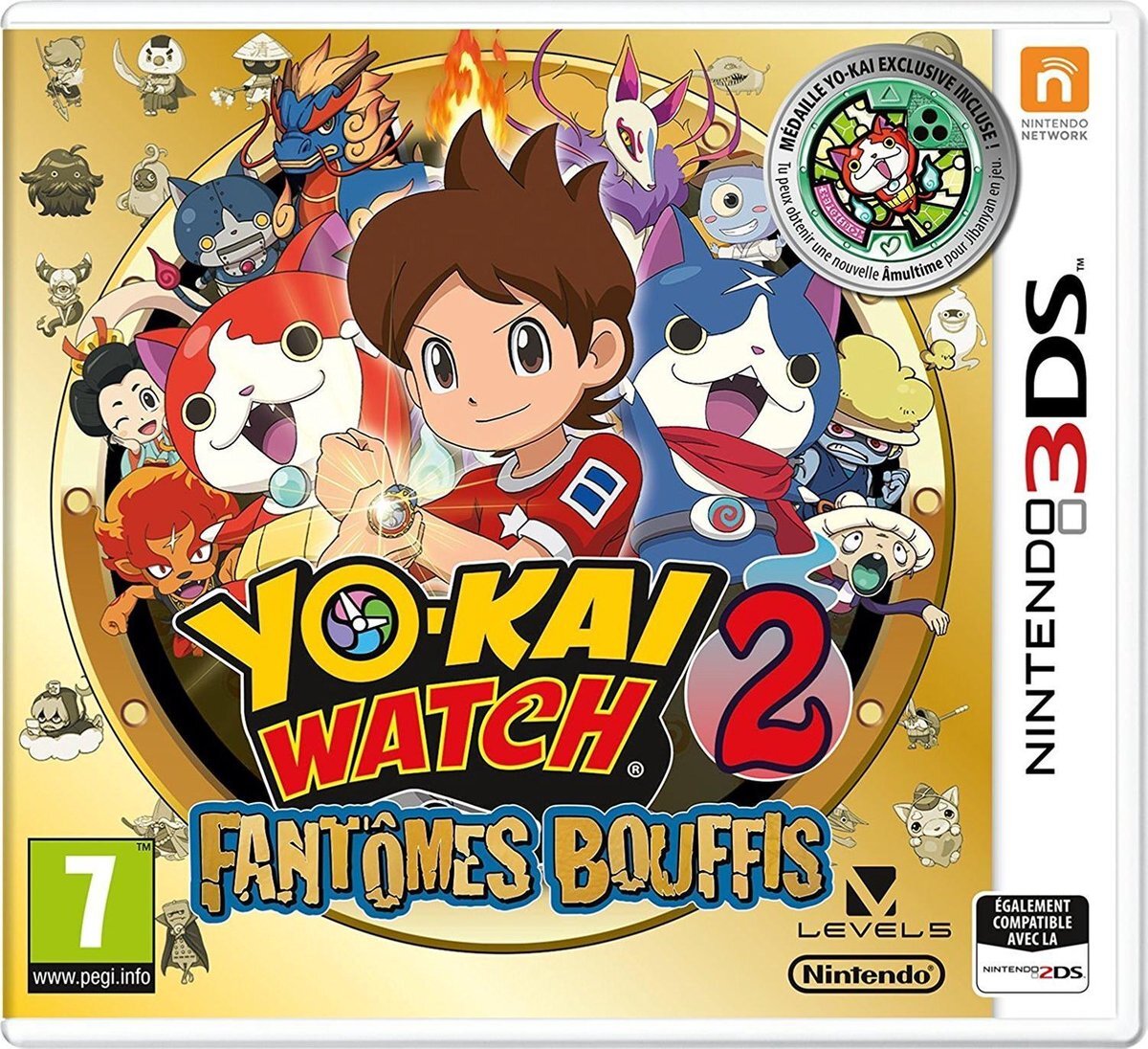 Nintendo Yokai Watch 2: Fantomes Bouffis 3Ds)