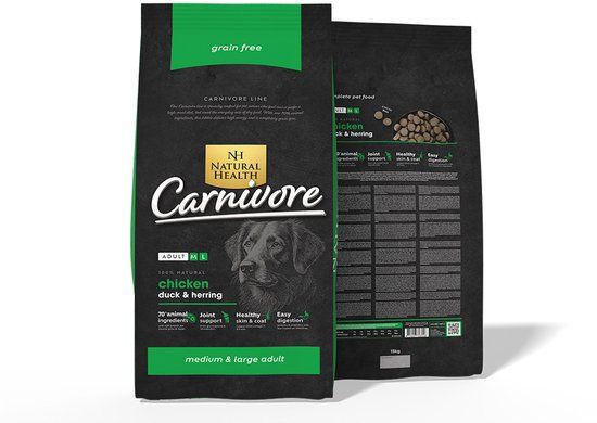 Natural Health Droogvoer Dog Carnivore 15 kg