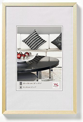 Walther Design AJ520G Aluminium-Bilderrahmen Chair - 15x20 cm - Gold