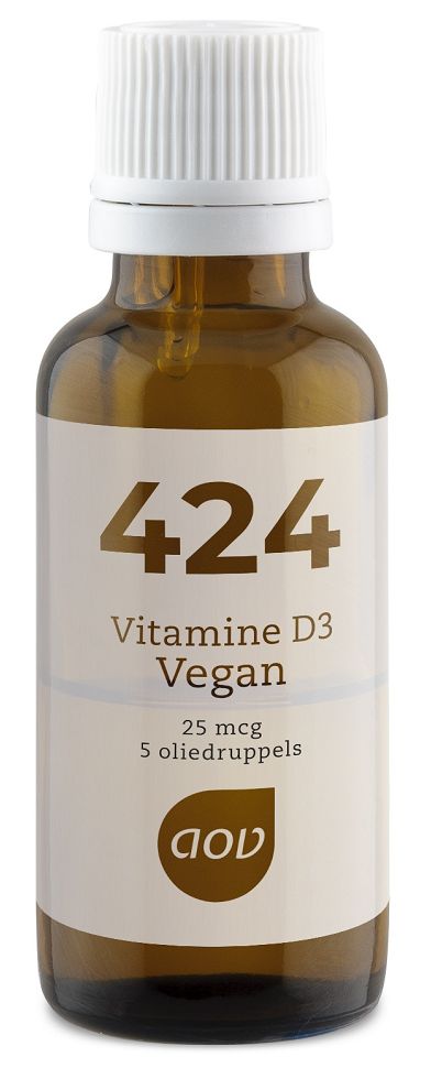 AOV 424 Vitamine D3 Vegan 25mcg Druppels