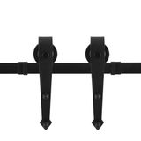 Nuoli Système de porte coulissante noir 200 cm