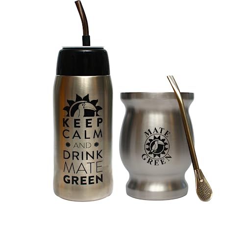 Gaucho Cebar Yerbomos Thermosfles voor Yerba Mate Tee 580 ml