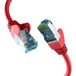Patchkabel RJ45 PATCHKABEL mit CAT7 ROHKABEL ROT 3m, S/FTP PIMF Netzwerkkabel LAN DSL - 1 VPE = 10 Stück