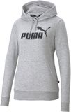 Puma ESS Logo Hoodie TR Dames Light Gray Heather S