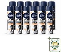 NIVEA MEN 12 x Black & White Ultimate Impact Deodorantspray - 150 ml