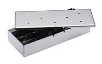 KitchenCraft Roestvrij stalen BBQ rookgrillkast met deksel, 22,5 x 9 x 4 cm