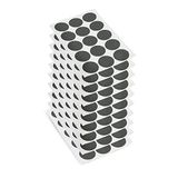 Emuca 4026623 Tapa Tornillos, adhesiva, D. 20 mm, antraciet, UD, antraciet, Ø20 mm (150 stuks)