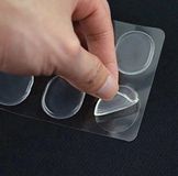 New Age Devi - 12x Hielbeschermers: Voorkom Blaren - Transparant, Siliconen, Anti Slip