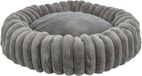 Trixie Hondenmand Lonni Rond Brede Ribstof Antraciet 50x50x12 cm
