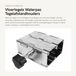 Dailygoods Niveau pour carrelage avec construction en acier inoxydable