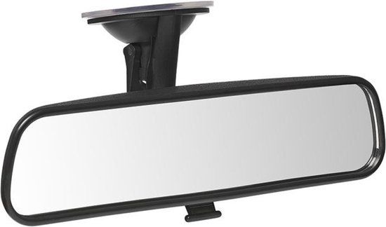 ProPlus Achteruitkijkspiegel met zuignap - nachtstand - 212 x 56 mm