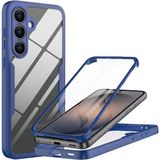 Techsuit Hoesje geschikt voor Samsung Galaxy S26 - ColorVerse 360 Case met Screenprotector - Blauw