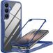 Techsuit Hoesje geschikt voor Samsung Galaxy S26 - ColorVerse 360 Case met Screenprotector - Blauw