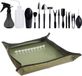 Merkloos 25-delige Mini Tuin Gereedschap Set - Met Waterdichte Opvouwbare Tuinmat - Voor Succulenten en Potplanten