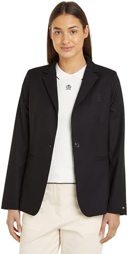 Tommy Hilfiger Dames SMD Core Regular Sb Blazer - Zwart - 64