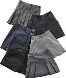Next - Meisjes - Jersey stretch school skater rok met elastische taille - Zwart