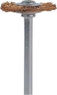 Dremel 535 Messing Borstel - 2 stuks - Ø 19 mm - Voor goud