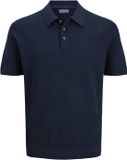 Jack & Jones Poloshirt Jprbluriley Knit Polo Ss Sn 12292034 Sky Captain Mannen Maat - S