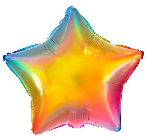 Folat - Folieballon Stervormig Yummy Gummy Rainbow - 48 cm