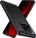 Techsuit Hoesje geschikt voor Xiaomi 13T/13T Pro - Carbon Silicone Back Cover - Zwart