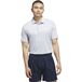adidas Polo Performance Tweekleurige Streep, lichtgrijs/wit
