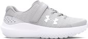 Under Armour UA GPS Surge 4 AC-GRY Chaussures de sport pour filles - Halo Gris - Blanc - Iridescent