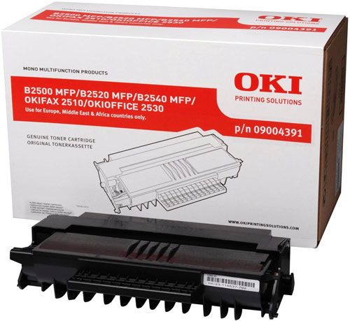 Oki 09004391 Toner Zwart