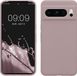kwmobile telefoonhoesje geschikt voor Google Pixel 8 Pro - Hoesje met siliconen coating - Smartphone case in licht oudroze