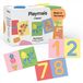 Kit de construction avec chiffres, 800 pièces, en amidon de maïs, multicolore, jouet éducatif