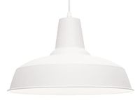 Loft35 Plafondlamp - IP20 Bescherming - E27 Fitting - 60W - Wit gelakt Metaal 350mm in diameter
