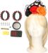 Set de déguisement Day of the Dead - maquillage sucre crâne et diadème - accessoires Halloween/Carnaval