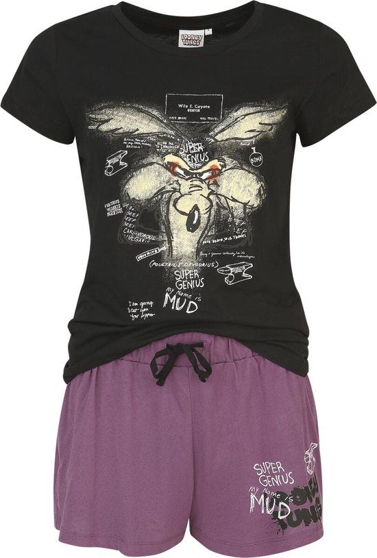 Looney Tunes Wile E Coyote Pyjama meerkleurig Katoen -