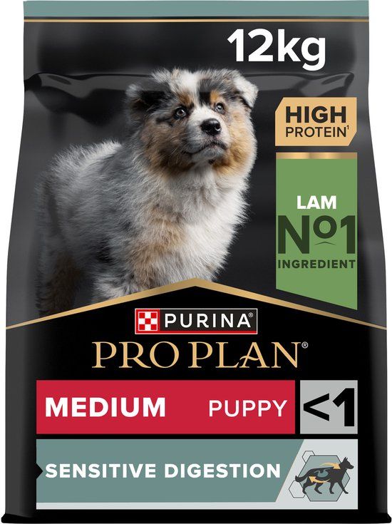 PRO PLAN Optidigest Medium Puppy Sensitive Digestion Lam - 12 kg