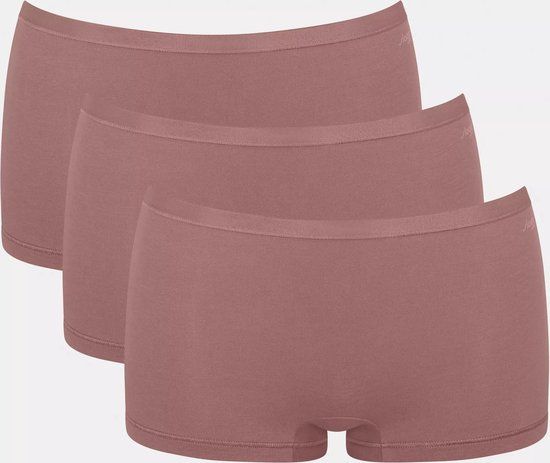 sloggi GO Daily Cotton Short 3P Dames Onderbroek - CACAO -