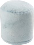 Merkloos J-Line Poef Cutie D45x51cm - Lichtblauw