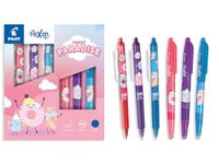 PILOT Gelroller FRIXION BALL 07 Fancy Winter, 6 stuks in wallet