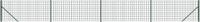 vidaXL Draadgaashek met flens 1,1x10 m groen