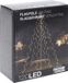 Merkloos Kerstverlichting vlaggenmast - 120 led lampjes - warm wit - 6 strengen - incl. grondhaken