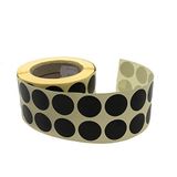 HEADSHOT 20 mm ronde patches om op te plakken bestaande uit rollen met 2000 etiketten, volwassenen, uniseks, groot